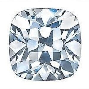 Cushion Cut Clear Gemstone